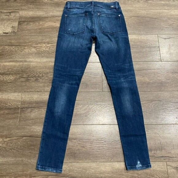 DL1961 'Emma Power Legging' Blue Stretch  Skinny Crop Jeans Sz. 24 - Picture 3 of 8